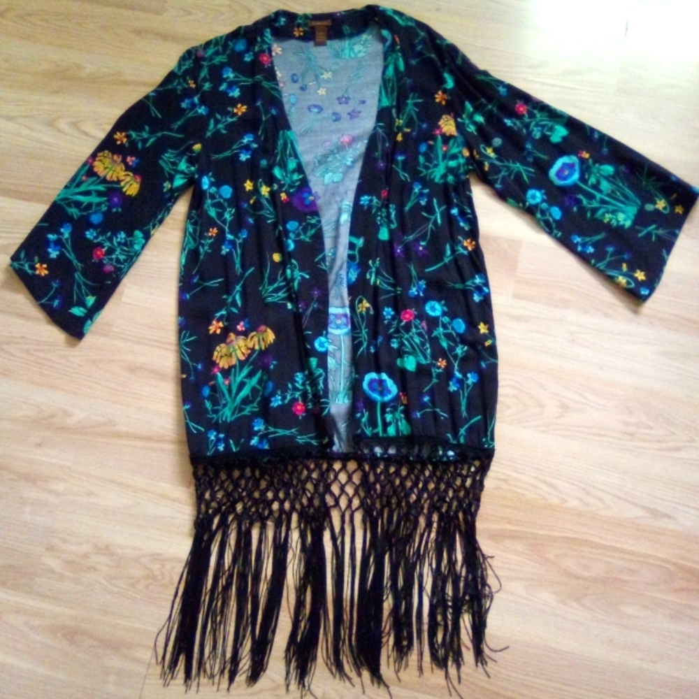 Kimono floral print